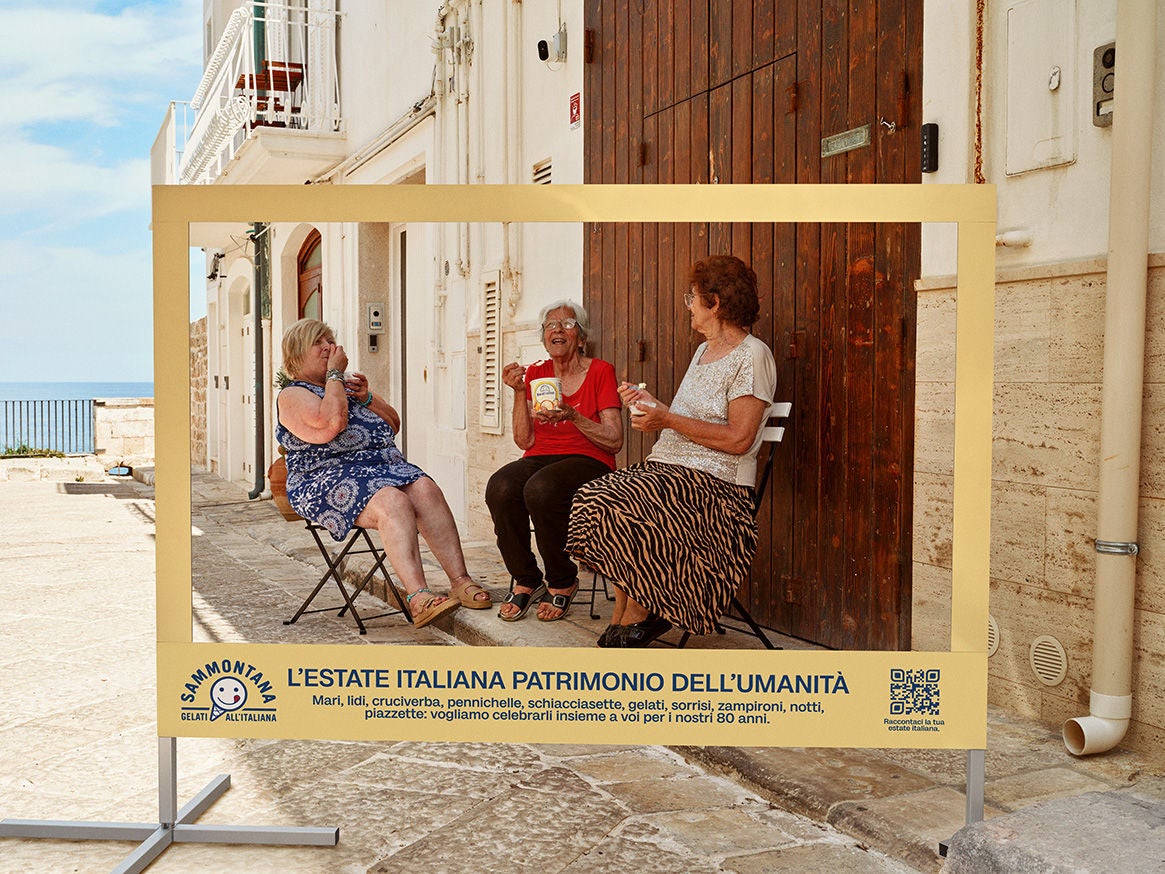 Estate taliana - Patrimonio dell'umanità chiacchiere tra signore